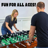 Freetime Fun Foosball Table 56" Pro Tournament Premium Table for Game Room, Easy Assembly Soccer Foosball Table Durable & Stylish with Quick Spin Handles
