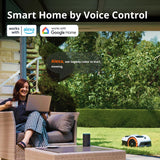 Segway Navimow i105N Robot Lawn Mower Perimeter Wire Free 1/8 Acre RTK+Vision Robotic Lawnmower, AI-Assisted Mapping