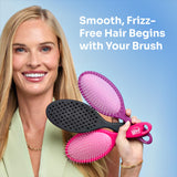 Wet Brush Frizz-Free Detangler Brush with Ionic Technology, Pink, Provides Frizz Control, Reduces Static, and Smooths All Hair Types, Best For Dry Hair, Made for Women, Men & Kids