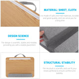 Foldable Lap Desk for Laptops and Notebooks, Anti-Slip Cushion Khaki