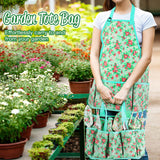 Garden Tools Set, JUMPHIGH 10 PCS Heavy Duty Gardening Tools Includes Hand Trowel Rake Weeder Pruner, Gardening Gifts for Women