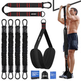 Pull Up Assistance Bands 260lbs, Heavy Pull Up Bands Resistance Bands for Pull Ups Working Out with Feet Rest, Pull Up Bar Bands Assistance Bands, Height Adjustable