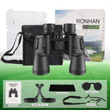 RONHAN Binoculars for Adults High Powered, Military Compact HD Professional/Daily Waterproof 20x50 Binoculars for Bird Watching Travel Hunting Football Games Stargazing with Carrying Case & Strap RONHAN