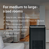 Ionic Pro Platinum Filterless Air Purifier for Home, Cleans Up to 800 sq.ft