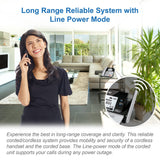 2-Line Corded/Cordless for Small Business w/Expandable to 12 Handsets AT&T