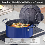 Nuwave Lux 13pc Forged Lightweight Nonstick Ceramic Cookware Set, PFAS-Free