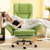 Office Chair, Flip Armrests for Pets Criss Cross Legged,Avocado Green