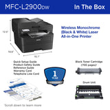 Brother MFC-L2900DW Wireless Compact Monochrome All-in-One Laser Printer with Duplex Copy & Scan,