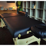 EarthLite Harmony DX Portable Massage Table Package, Includes Table + Face Cradle + Carrying Case, 30" x 73, Black
