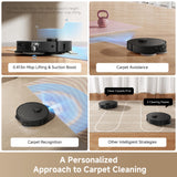 DREAME L40s Ultra AE Robot Vacuum and Mop Combo, 19,000Pa Suction, Self Emptying Dust Box, Flexible Mop & 167℉ Self Cleaning Washboard, Diverse Brush Selection, All-in-One Station, Auto Refill