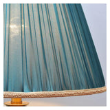 Bedside Desk Lamp Blue Luxury Decoration Living Room Bedroom Library Study Office Lighting Table Lamps American Minimalist End Table Desk Lamp