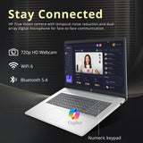 HP 17.3" HD+ Touchscreen Laptop, Intel Core Ultra 7 255U, 32GB DDR5, 2TB Storage(1TB SSD+1TB Docking Station Set), Intel Graphics, Backlit Keyboard, Num Pad, Webcam, WiFi 6, Win11 Pro, Moonlight Blue