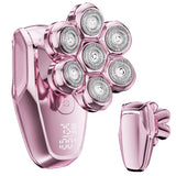 MALEGEBAZ Electric Razors for Women - 7D Electric Shaver for Women, IPX8 Waterproof with USB-C Fast Charge, LED Display, 2 Speeds & Magnetic Heads,Raspberry Sorbet