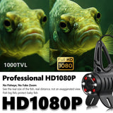 [FishPRO® 2026 Upgrade] NO.1 HD 1080P Underwater Fishing Camera 7''IPS w/DVR-32GB,Ice Fishing Camera w/10,000mAh(Ease to Use), Fish Finder Camera for Ice Lake Boat Fishing w/USB-C, LED+IR, 83ft