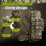 TIDEWE Hunting Backpack 5500cu with Frame and Rain Cover for Bow/Rifle/Pistol (Next Camo G2) TIDEWE