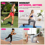 HOXWC Ankle Resistance Bands with Cuffs, Glutes Workout Equipment, Ankle Bands for Working Out, Exercise Bands for Butt Lift Women, Workout Equipment