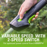 Greenworks 40V 16" Brushless Cordless String Trimmer (Attachment Capable - Gen 2), 4.0Ah Battery and Charger Included