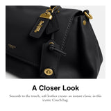 COACH womens Slouchy Rogue Top Handle Bag