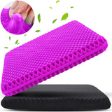 KYSMOTIC Gel Seat Cushion for Long Sitting (Large & Thick), Soft & Breathable
