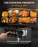 6-in-1 Air Fryer, 7-Qt Large Capacity, 50°F–400°F Precise Temp Control, Non-Toxic PFAS-Free Nonstick, Air Fry, Bake, Roast, Toast, Dehydrate