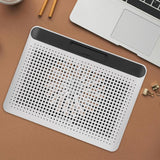 Aluminum Alloy Laptop Cooling Pad Quiet Fan Stand