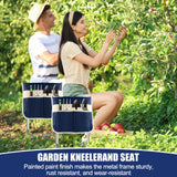 Foldable Garden Kneeler and Seat, Thicken & Widen Soft Pad for Kneeling and Sitting to Prevent Knee& Back Pain