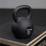 Titan Fitness 32 KG Cast Iron Kettlebell, Single Piece Casting, KG and LB Markings, Full Body Workout Titan Fitness