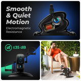 REATHLETE CYCLO: Under-Desk Bike/Pedal Exerciser | Desk Bike for Leg and Arm Exercises | Pedal Exerciser for Cardio Training, Fitness, & Rehabilitation | All-Digital, Light & Quiet Under-Desk Bike