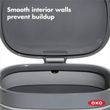 OXO Good Grips EASY-CLEAN COMPOST BIN - CHARCOAL - 1.75 GAL/6.62 L
