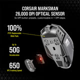 Corsair M65 RGB Ultra Wireless Tunable FPS Wireless Gaming Mouse - Sub-1ms Slipstream Wireless Technology