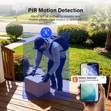 Wireless Dual‑Lens Video Doorbell with 8" Touchscreen Monitor,WiFi Dual‑Cam Door Phone Intercom System,Head‑to‑Toe View,Motion Detection,2‑Way Audio,Night Vision,Local Storage No Monthly Fee,Tuya APP