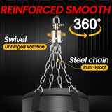 JEALTHK 4FT High-Density Oxford Fabric Unfilled Punching Bag for Adults. Boxing Training Equipment with 12OZ Gloves for Boxing MMA Kickboxing Karate Muay Thai Home Gym Training Jealthk