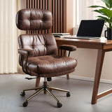ovios Ergonomic Office Chair High Back Comfy Executive Chair, Dark Brown