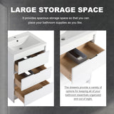 Pluriton 36 inch Freestanding Bathroom Vanity with Sink, Bathroom Vanity