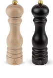 Peugeot Paris U'Select Zirlion Salt And Pepper Mill 9" Set, Natural And Chocolate