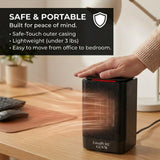 EdenPURE GEN70 Portable Infrared Heater and Cooler – 950W PTC Infrared Heat, Oscillating Swivel Fan, 2 Heat Settings + Cooling - Safe for Pets Kids, Personal Space Compact for Desk, Bedroom or Travel