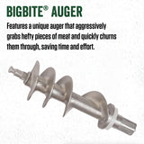 Meat Grinder, 1.0 HP Stainless Steel Electric Meat Grinder Machine, Ideal for Heavy Use LEM