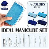 48 Set Nail Clippers Kit Manicure Set Bulk Stainless Steel Coume