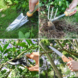 2 Garden Tool Set，Purple 10 Piece Garden Tools, Green 9 Piece Gardening Tools