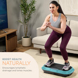 Lifepro Waver Vibration Plate Exercise Machine – High-Intensity Vibration Plate for Lymphatic Drainage – Full-Body Workout Vibrating Platform with Loop Bands – Fitness Equipment for Strength & Toning
