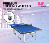 Butterfly National League 25 Table Tennis Table | 10 Minute Quick Assembly Ping Pong Table | 25mm Indoor Top | Tournament Grade
