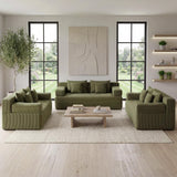 MONVANE 156" U-Shaped Modular Sectional Sofa, Green