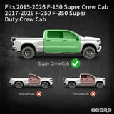 OEDRO Running Boards Compatible with 2015-2026 Ford F150 SuperCrew Cab