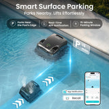 Aiper Scuba X1 Pro Max Pool Robot Vacuum & Robotic Pool Skimmer with 8,500 GPH Suction, Pool Mapping, 3μm Ultra-fine Filtration, Smart Surface Parking, for All Inground Pools, Grey