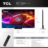 TCL 65 Inch Class QM7K Series | Mini LED QLED 4K HDR | 65QM7K, 2025 Model | 120HZ-144HZ Anti Reflective Screen Smart Google TV Dolby Atmos Onkyo Audio | Voice Remote Alexa Gaming Streaming Television