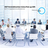 2-in-1 Conference Speaker and Microphone, Daisy Chain Wireless Bluetooth Speakerphone with 360° omnidirectional mics TONGVEO