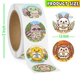 3 Rolls Emotional Support Animals Scratch & Sniff Stickers for Kids by Puraesla – Smelly Affirmation - Cute Scented Sticker for Classroom Rewards, Teacher Supplies & School Motivation
