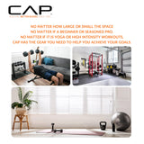 CAP 280 LB, 550 LB, 1200 LB Dumbbell Set with Horizontal 2-3 Tier Rack