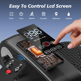 Under Desk Elliptical Machine Elliptical Leg Exerciser as Seen on TV for Senior with Remote Control Portable Quiet Electric Seated Pedal Exerciser with 12 Adjustable Speed