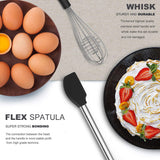 Kitchen Utensil Set-Silicone Cooking Utensils-33 Kitchen Gadgets & Spoons for Nonstick Cookware-Silicone and Stainless Steel Spatula Se BESTZMWK